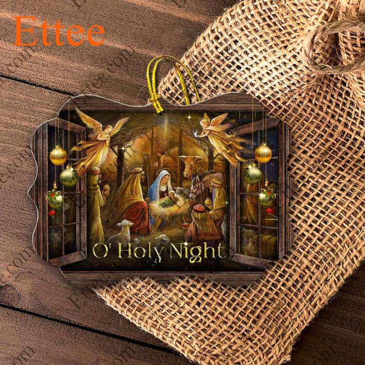Jesus Nativity Benelux Ornament, O Holy Night Christmas - Ettee - Benelux