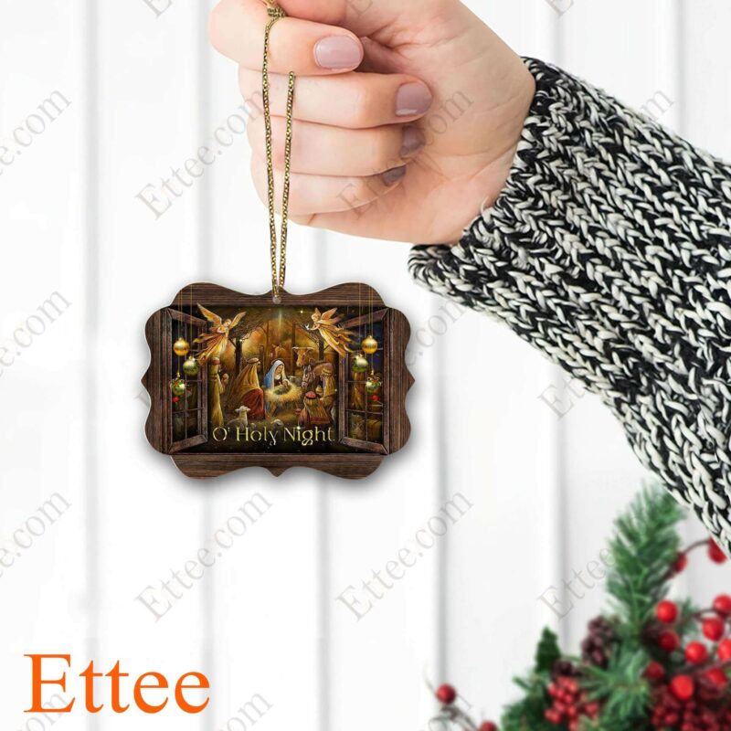 Jesus Nativity Benelux Ornament, O Holy Night Christmas - Ettee - Benelux