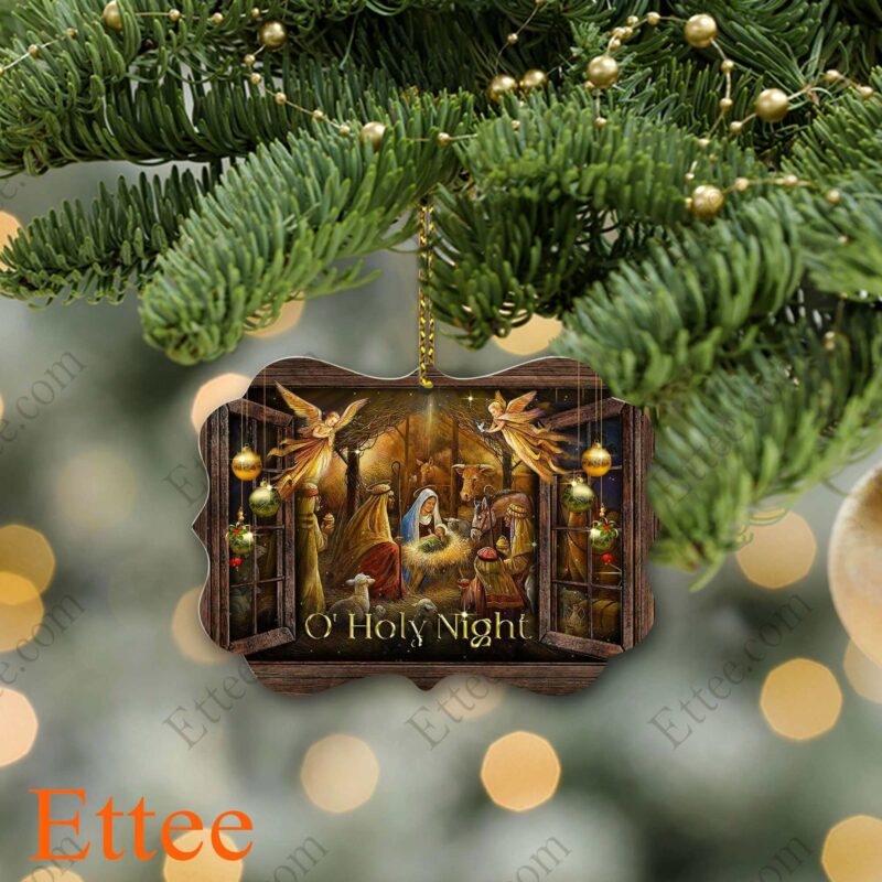 Jesus Nativity Benelux Ornament, O Holy Night Christmas - Ettee - Benelux