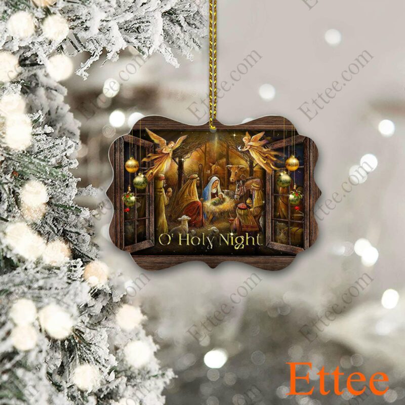 Jesus Nativity Benelux Ornament, O Holy Night Christmas - Ettee - Benelux