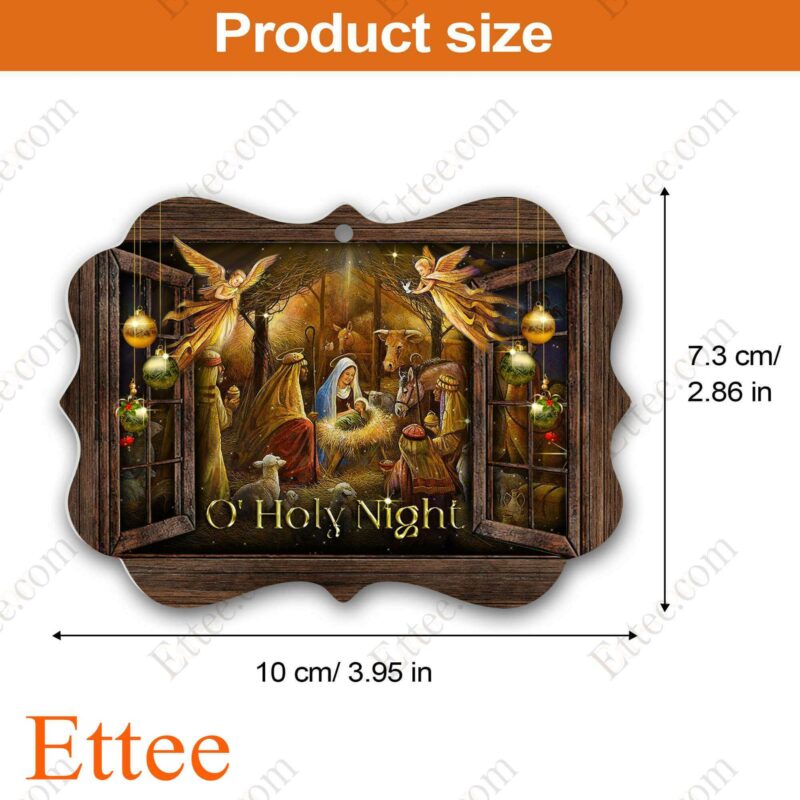 Jesus Nativity Benelux Ornament, O Holy Night Christmas - Ettee - Benelux