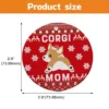 Corgi Mom Ceramic Ornament, Cute 2022 Gift For Corgi Lovers - Ettee - 2022 Gift