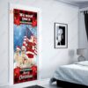 Golden Retriever & Santa Clause Door Cover, We Woof You A Merry Christmas - Ettee - active lifestyle