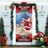 Golden Retriever & Santa Clause Door Cover, We Woof You A Merry Christmas - Ettee - active lifestyle