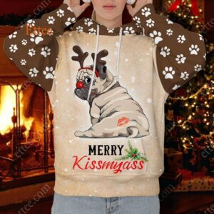 Pug Merry Kissmyas@, Funny Cute Dog Gift - Ettee - Cute