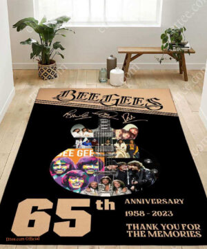 Bee Gees Band 65th Rug, Thank You For The Memories Carpet Decor - Ettee - 65th Rug