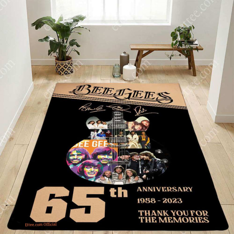 Bee Gees Band 65th Rug, Thank You For The Memories Carpet Decor - Ettee - 65th Rug
