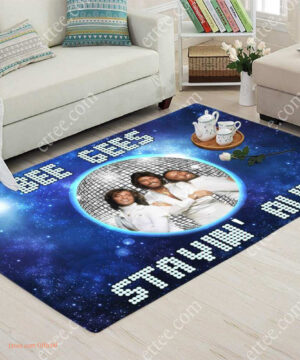 Bee Gees Band Stayin' Alive Rug, Music Room Carpet Decor - Ettee - Bee Gees Band