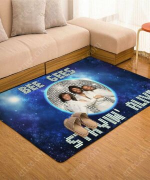 Bee Gees Band Stayin' Alive Rug, Music Room Carpet Decor - Ettee - Bee Gees Band