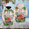 Dachshund Dog Christmas 3D Unisex Hoodie, It's The Most Wonderful Time Of The Year - Ettee - 3D