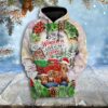 Dachshund Dog Christmas 3D Unisex Hoodie, It's The Most Wonderful Time Of The Year - Ettee - 3D