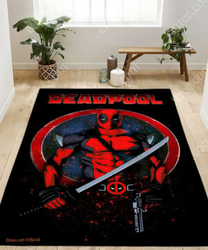 Deadpool Rug, Marvel Superhero Movie Floor Carper Gift - Ettee - deadpool