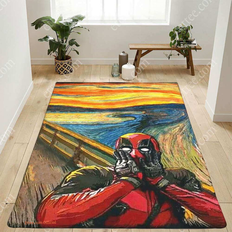 Deadpool The Scary Rug, Unique Mat Carpet Decor Gift - Ettee - Carpet Decor