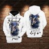 Dog Custom Photo Watercolor 3D Unisex Hoodie, When I Needed A Hand I Found Your Paw - Ettee - 3D