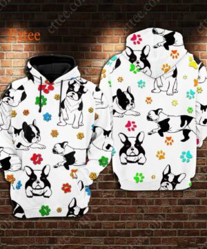 French Bulldog 3D Unisex Hoodie, Trending Gift For Dog Lovers - Ettee - 3D