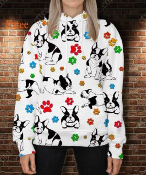 French Bulldog 3D Unisex Hoodie, Trending Gift For Dog Lovers - Ettee - 3D