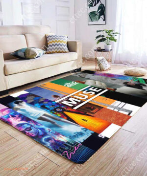 Muse Band Album Rug, Unique Music Gift For Room Decor - Ettee - Album