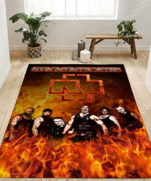 Rammstein Band Music Rug, Decor Gift For Room/Studio - Ettee - Band