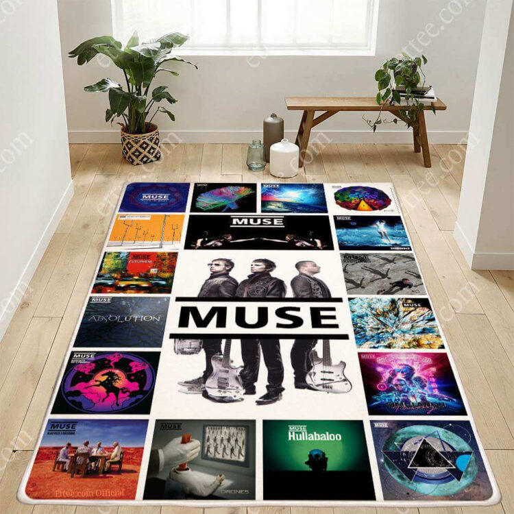 Muse Band Rug, Music Room Carpet Decor - Ettee - band-inspired carpet