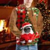 Pug Christmas Cute Dog 3D Unisex Hoodie - Ettee - 3D