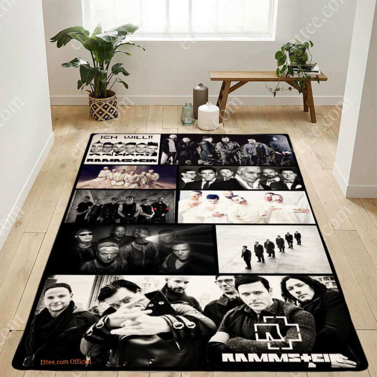 Rammstein Rock Music Rug, Floor Mats Home Decor - Ettee - Floor Mats