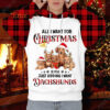 Wiener Dog Mom Christmas 3D Unisex Hoodie, Just Kidding I Want Dachshunds - Ettee - 3D