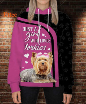 Yorkshire Terrier 3D Unisex Hoodie, A Bond That Can't Be Broken - Ettee - 3D