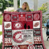 Alabama Crimson Tide.To My Daughter.Love Mom Quilt Blanket - Ettee - Alabama Crimson Tide