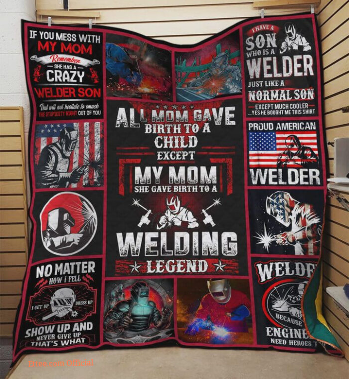 All Mom Gave Birth To A Child Except My Mom Quilt Blanket - Ettee - child