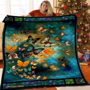 Angels From Heaven Butterfly Nature Jungle Wild Life Animals Lover Quilt Blanket - Super King - Ettee