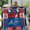Atlanta Braves.To My Son.Love Mom Quilt Blanket - Ettee - Atlanta Braves