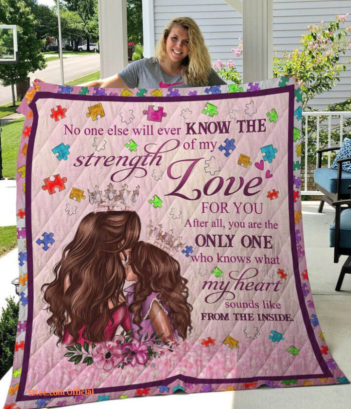 Autism Mom And Daughter No One Else Quilt Blanket - Super King - Ettee