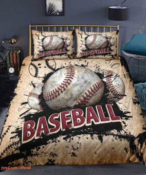 Baseball Sport 3pcs Comforter set 3D Bedding set Quilt For Bedroom2 - King - Ettee