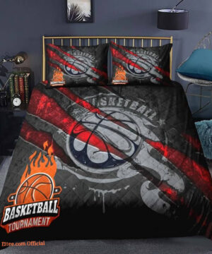 Basketball Sports 3-Piece Comforter Set for Kids, Teens, and Adults - Room Decor Bedding Quilt - Perfect Gift for Basketball Fans - King - Ettee