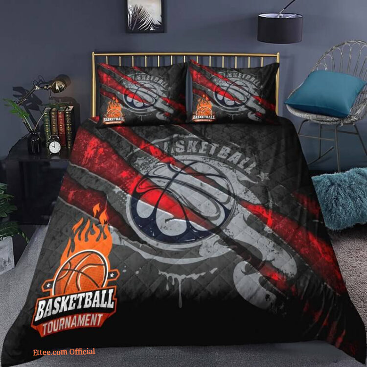 Basketball Sports 3-Piece Comforter Set for Kids, Teens, and Adults - Room Decor Bedding Quilt - Perfect Gift for Basketball Fans - King - Ettee