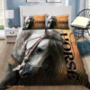 Beautiful Horse Bedding Set Cotton Bed Sheets Spread Comforter Duvet Cover Bedding Sets - King - Ettee