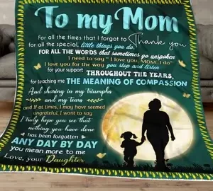 Best Mom Ever Blanket.Best Blanket For Dad.Mothers Day Gift.Dad New Arrow Symbol Throw Quilt Blanket - Super King - Ettee