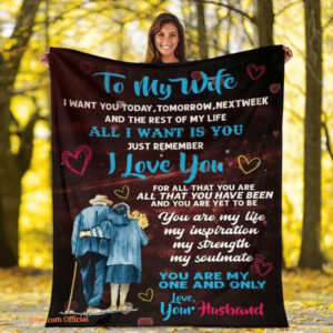 Blanket Gift For My Wife   To My Wife Blanket Gift For Christmas And Birthday - Super King - Ettee