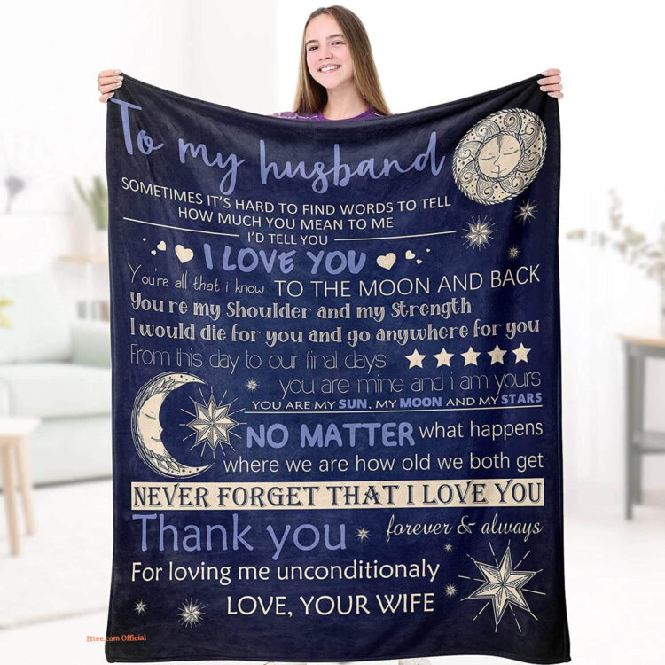 Valentine’s Day Gift: Portable Quilt Blanket for Husband - Super King - Ettee