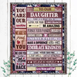 Quilt Blanket for Daughter Vintage. Luxurious Super Soft Quilt Blanket - Super King - Ettee
