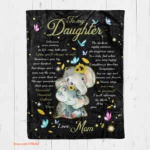 Blanket for Daughter from Mom Birthday Gift - Super King - Ettee