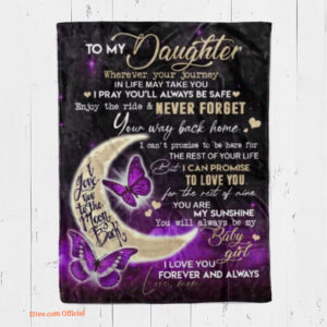 Blanket for Daughter from Mom Of Family - Super King - Ettee