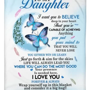 Blanket for Daughter from Mom Gift For Family - Super King - Ettee