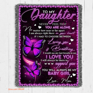 Blanket for Daughter from Mom.Mother - Super King - Ettee