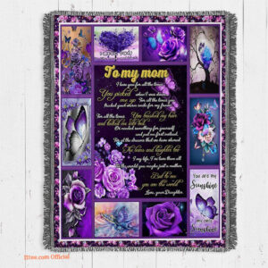 Blanket for Mom.Gift for Mom.Mum.Mother's Day Gifts.Family Gifts.Mom Birthday Gift - Super King - Ettee