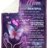 Blankets For Gift To My Mom Blanket Mother Blanket. Family Throw Blanket - Super King - Ettee