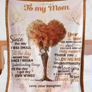 Quilt Blankets For Mom.Daughter To Mom Since The Day I Was Small Till Day - Super King - Ettee