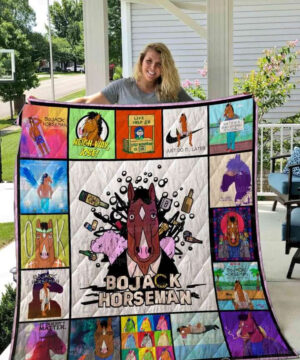 Bojack Horseman Quilt Blanket - Super King - Ettee