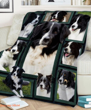 Border Collie Beauty Quilt Blanket. Lightweight And Smooth Comfort - Super King - Ettee