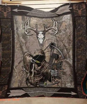 Bow Hunting Quilt Blanket Great Customized Gifts For Birthday Christmas Thanksgiving Perfect Gifts For Hunting Lover - Ettee - birthday gifts